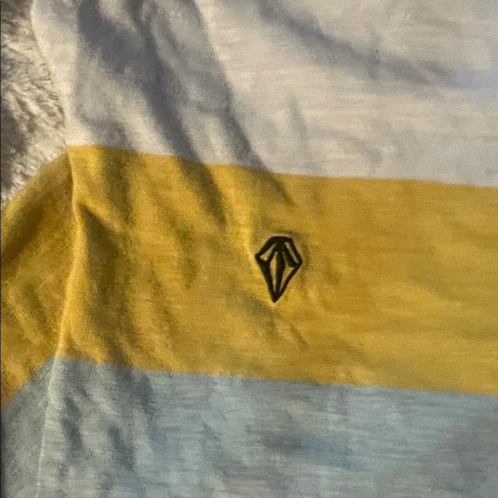 Volcom Multicolor Striped V-Neck Tee - Picture 6 of 9